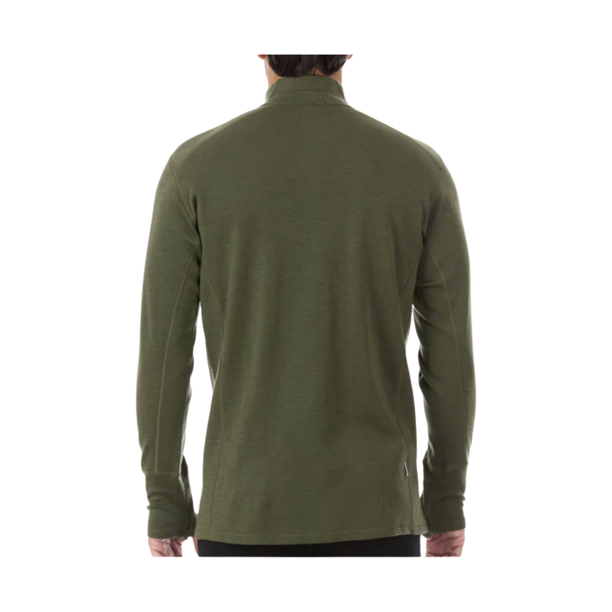 Minus33 Men's Midweight Isolation Quarter Zip - Olive by Lenny's Shoe & Apparel