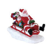 Sledding with Santa
