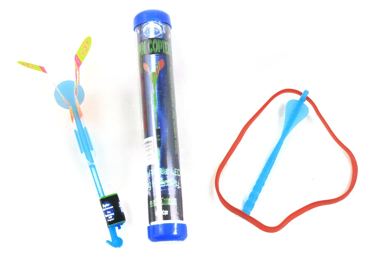 Spincopter LED Flying Machine - Blue
