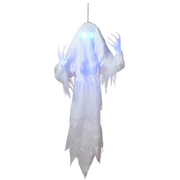 Hanging Ghost with Spooky Lighting and Sound Effects