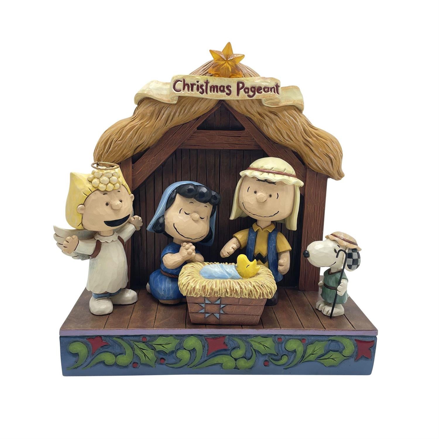 Peanuts Christmas Pageant with Stable