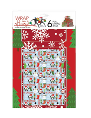 Wrap In A Hurry Pull String Gift Bag 6 piece Assortment - Style 1
