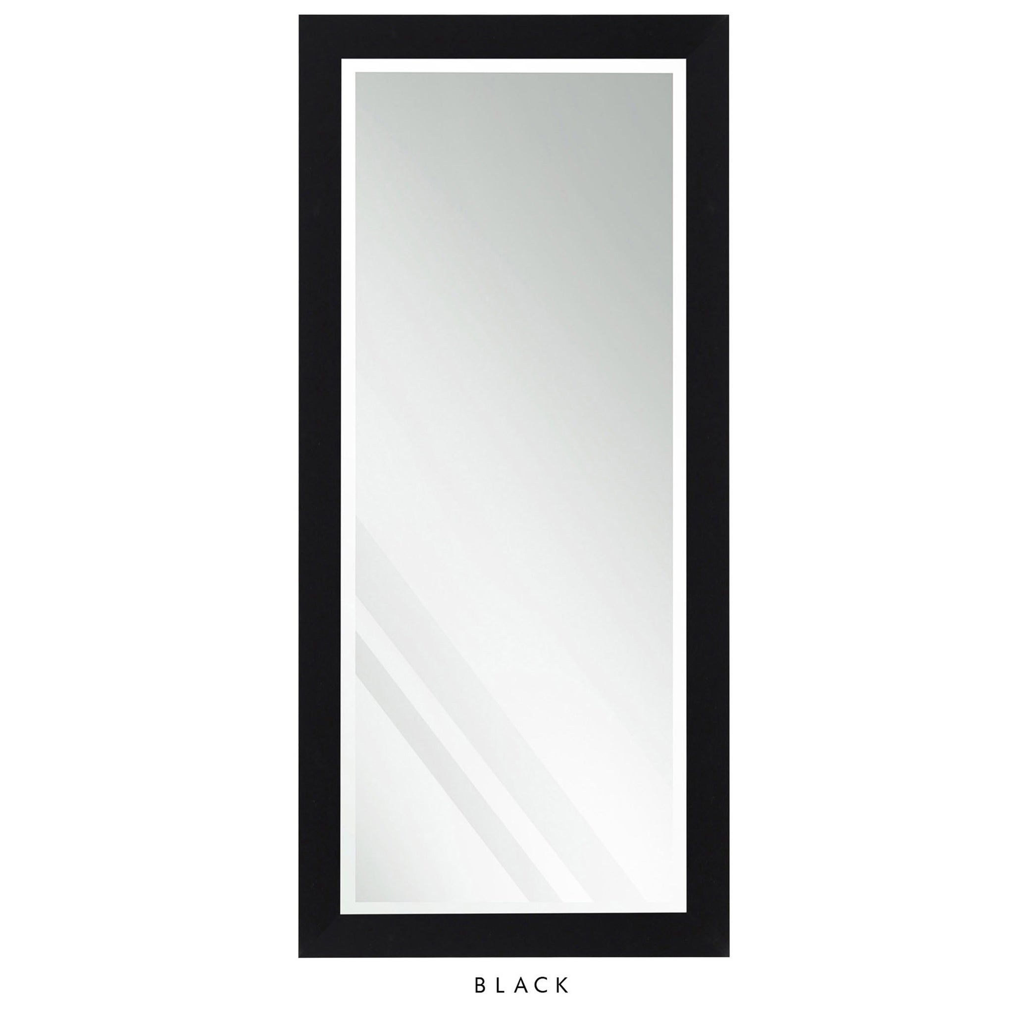 Mirror Black Finish 30in X 64in Overall by Homeportonline