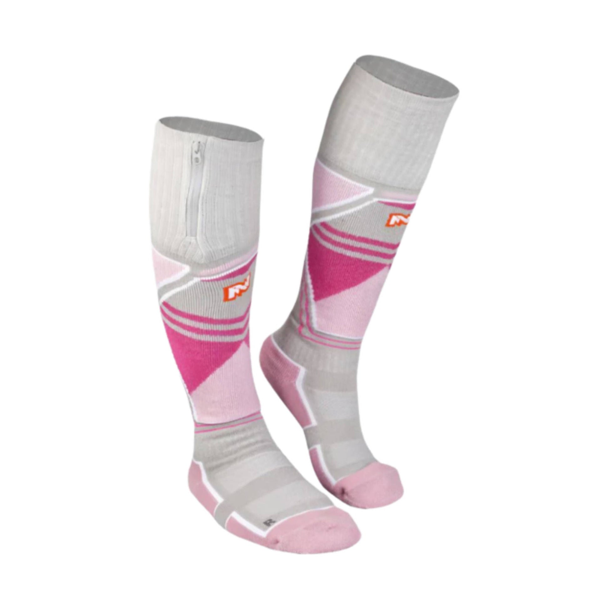 Mobile Warming Women's Premium 2.0 Merino Heated Socks - Pink by Lenny's Shoe & Apparel