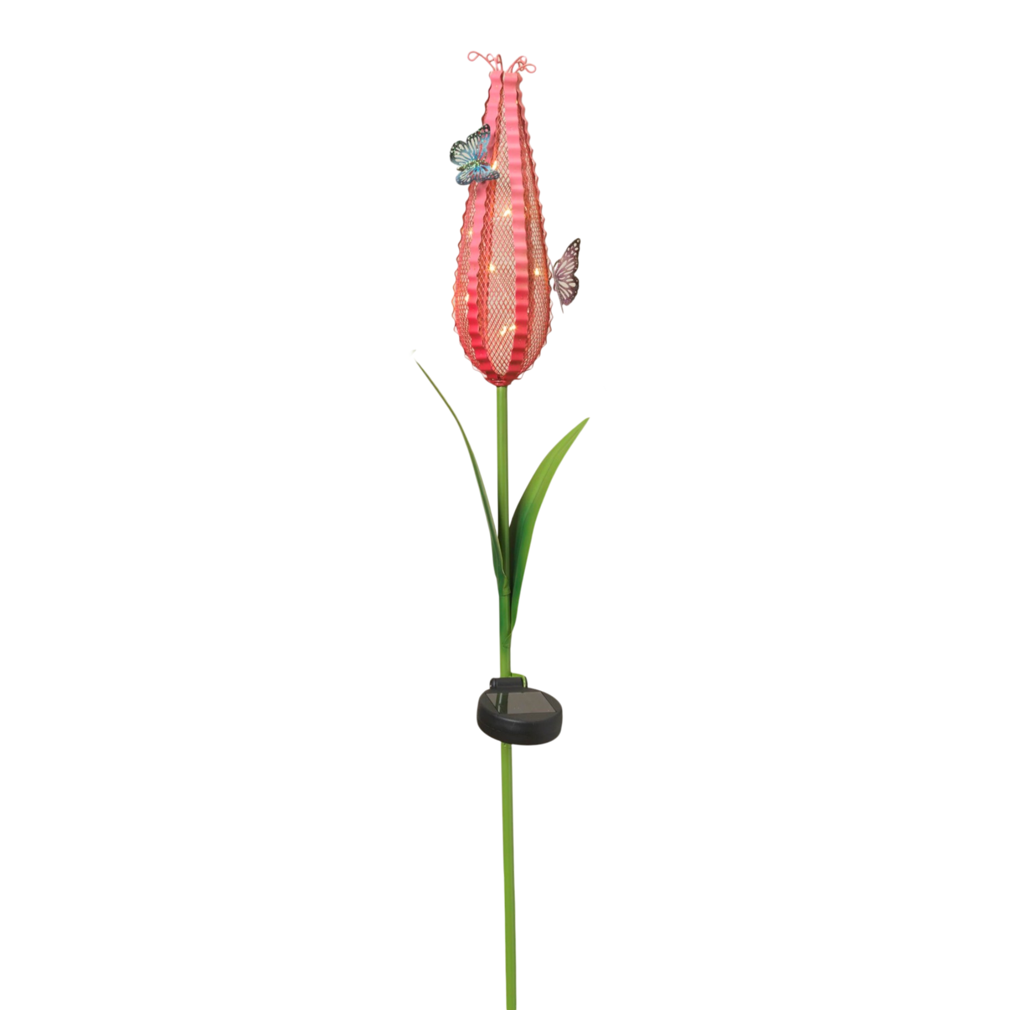 Butterfly Meadow Mesh Solar Flower Stake -
