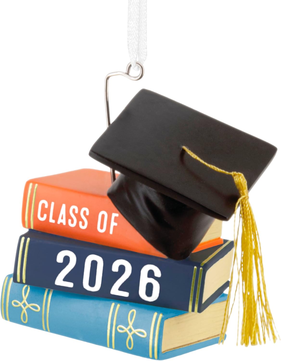 Graduation Cap and Books Class of 2026 Hallmark Ornament