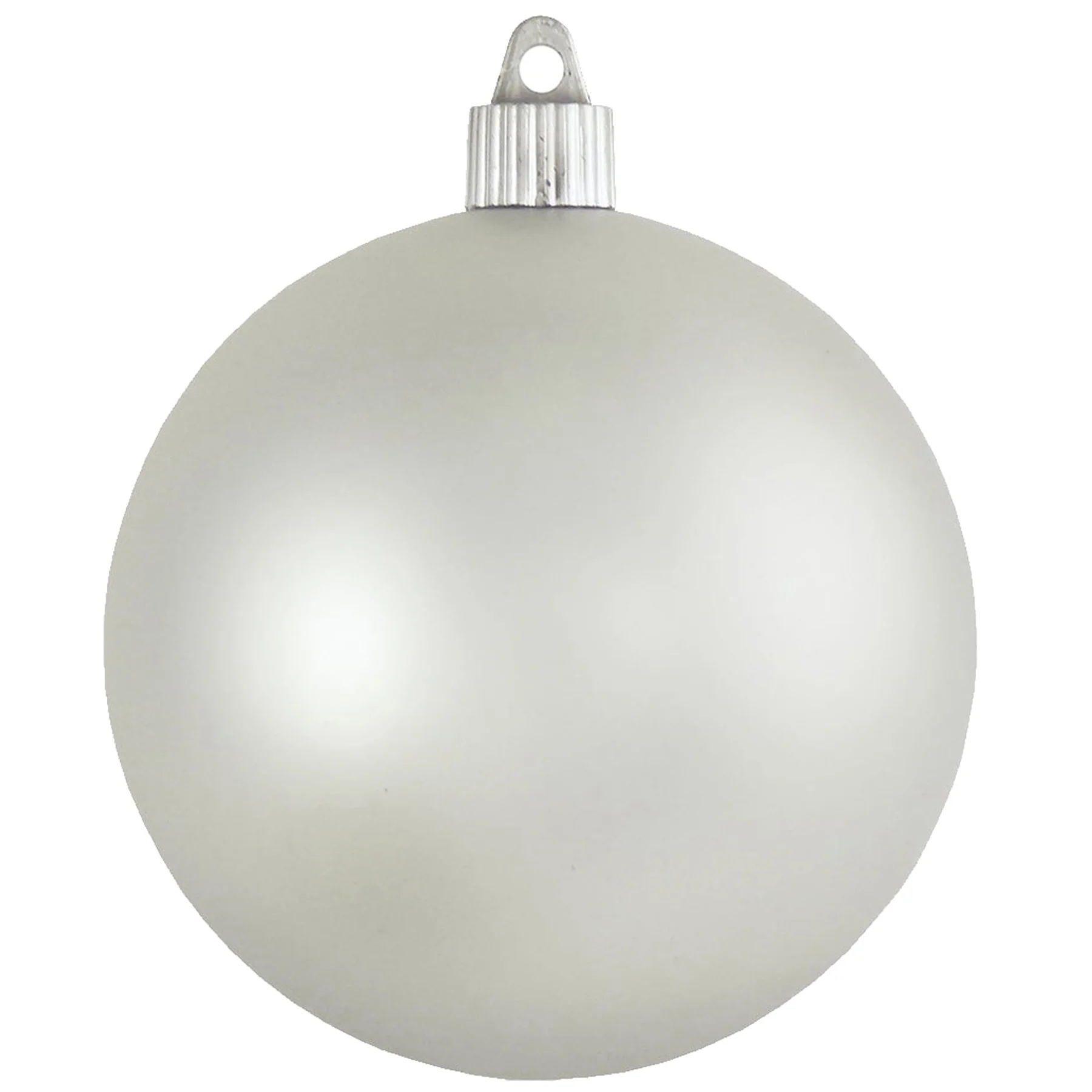 4" (100mm) Commercial Shatterproof Ball Ornament - Dove Grey