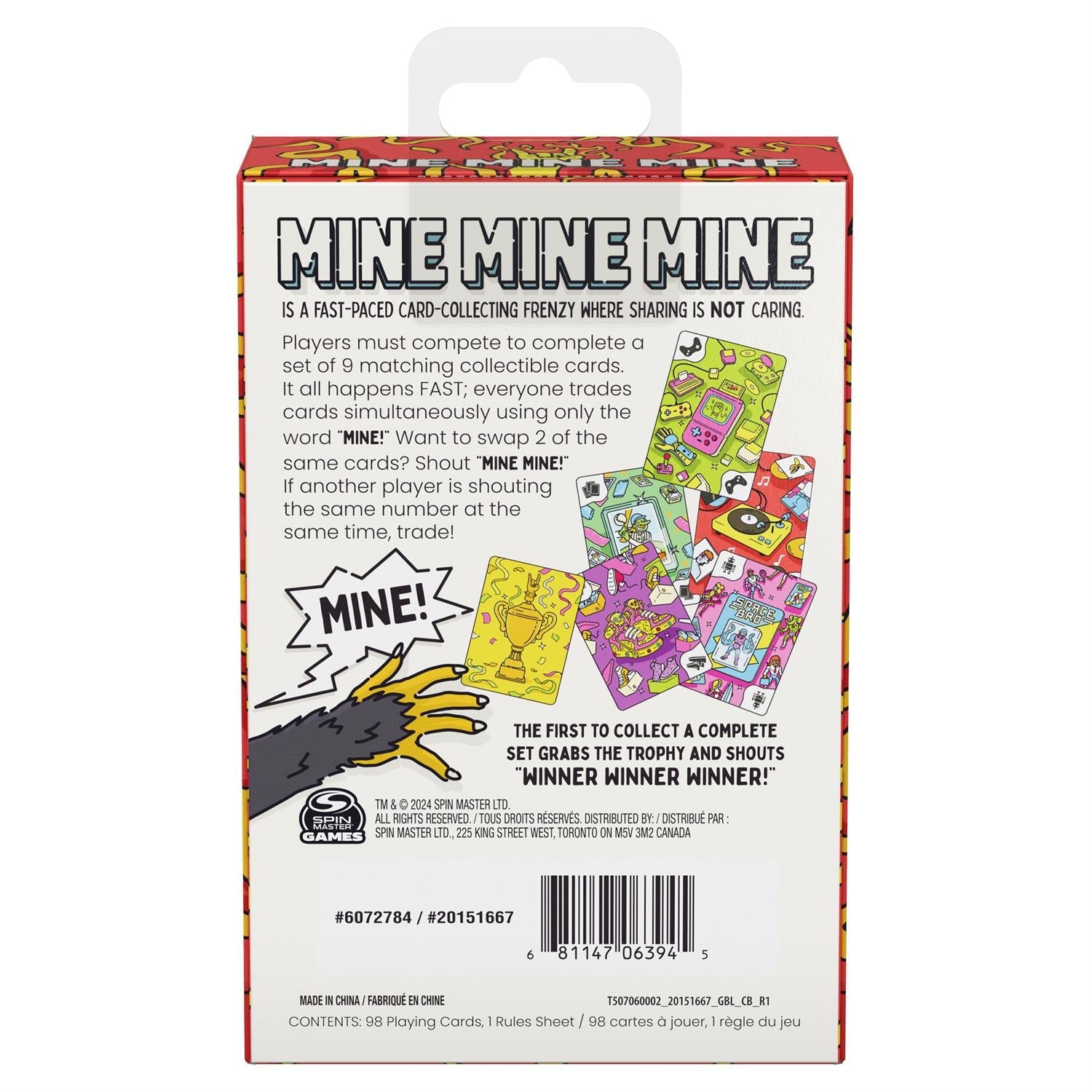 Mine Mine Mine Card Game
