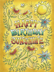 Happy Birthday Sunshine - Birthday Card