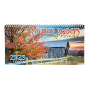 2026 Covered Bridges Panoramic Wall Calendar