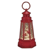 Lighted Cardinal Shimmer Tree Lantern - 7 Inch