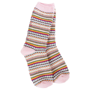 Weekend Boho Crew - Pink Stripe