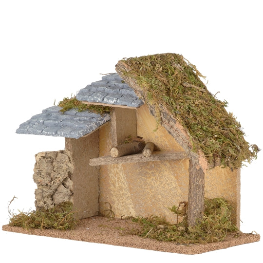 Rustic Fontanini Nativity Stable – 5 Inch Scale