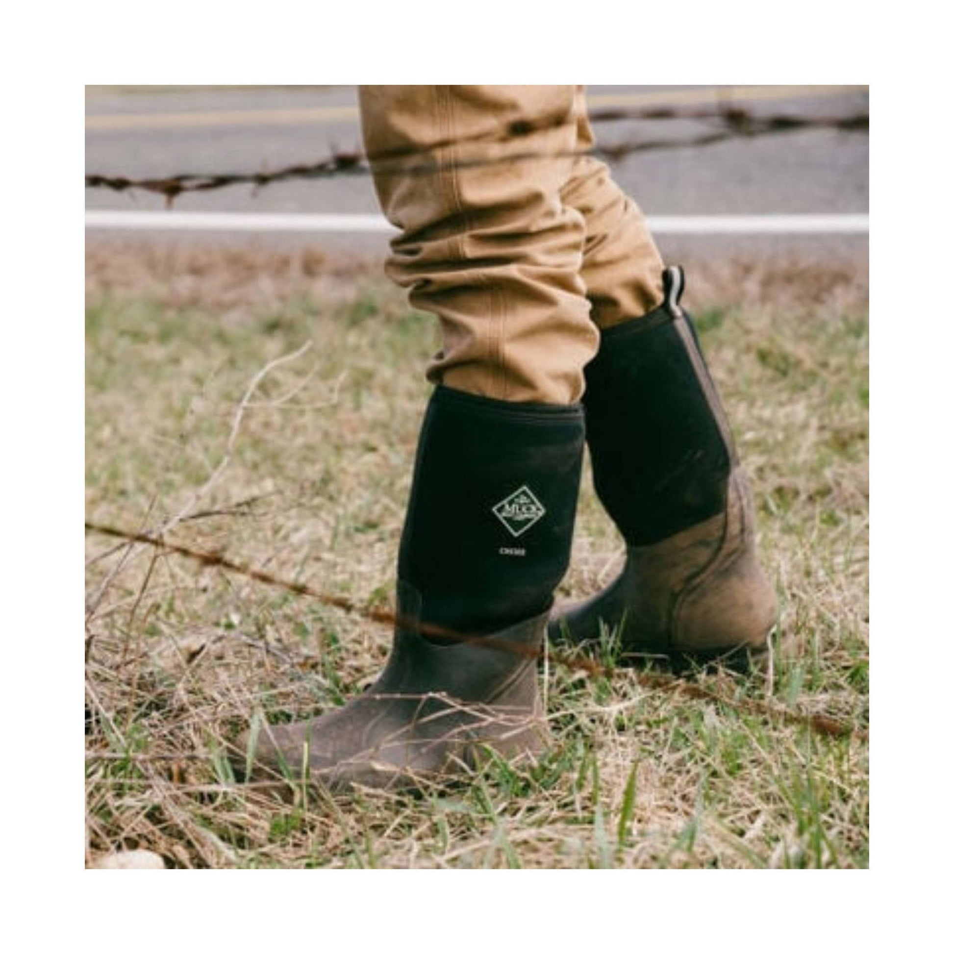 Muck Boot Men's Chore Classic Hi Plain Toe Work Boot - Black by Lenny's Shoe & Apparel