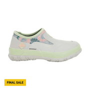 Muck Boot Women's Forager Low Slip On Rain Shoe - Light Gray / Sunflower Print by Lenny's Shoe & Apparel