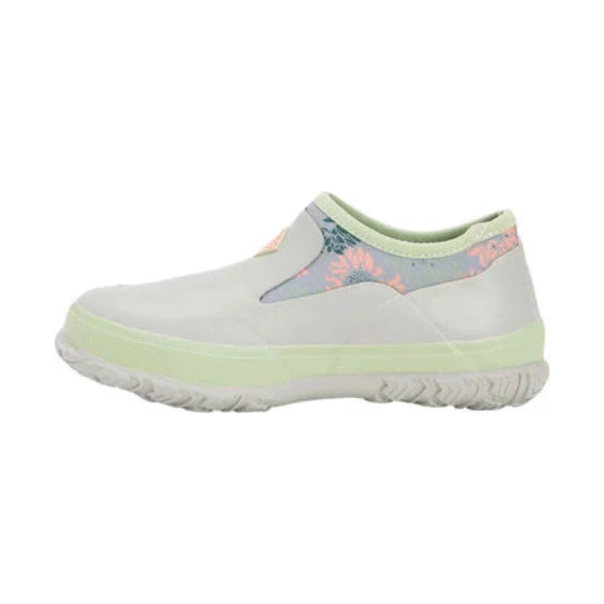 Muck Boot Women's Forager Low Slip On Rain Shoe - Light Gray / Sunflower Print by Lenny's Shoe & Apparel