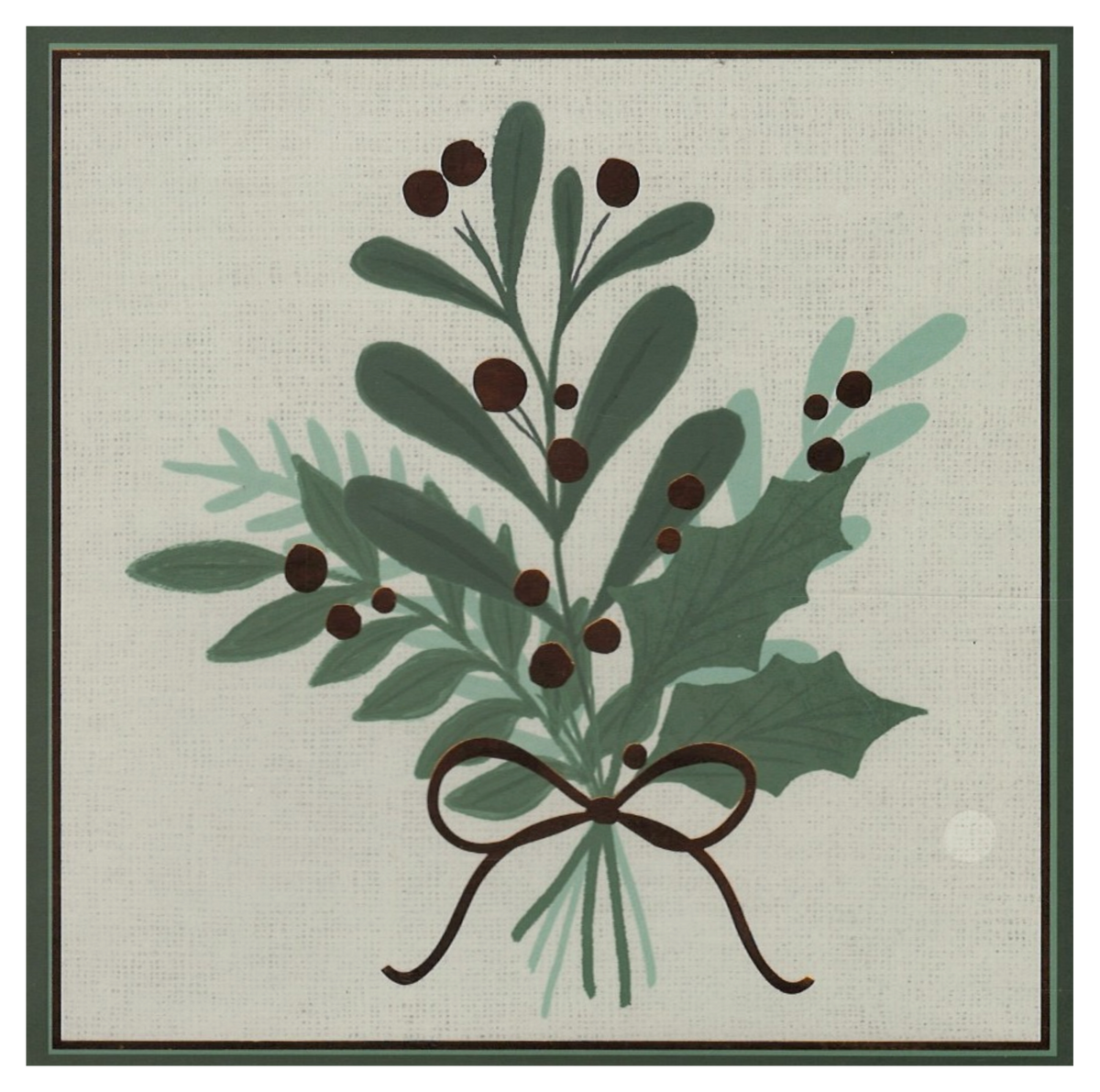 Pop-Up Gift Card Box (Forest Green & Gold)