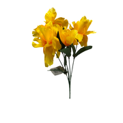 13-Inch Faux Yellow Lily Spray