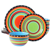 New Pueblo 12-Piece Dinnerware Set (Close Out) by Homeportonline