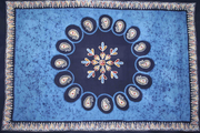 Tapestry Full Size Multi Batik Blue by Homeportonline