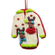 Claydough 'Icing' Ugly Sweater - Cream