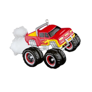 Red Monster Truck - Ornament
