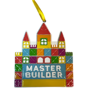 Master Builder Tile Castle Ornament