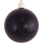 4.75" (120mm) Commercial Shatterproof Ball Ornament - Shiny Onyx