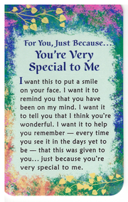 Wallet Card - For You, Just Because... You're Very Special to Me