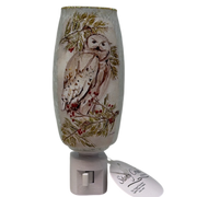 Glass Nightlight - Winter Owl