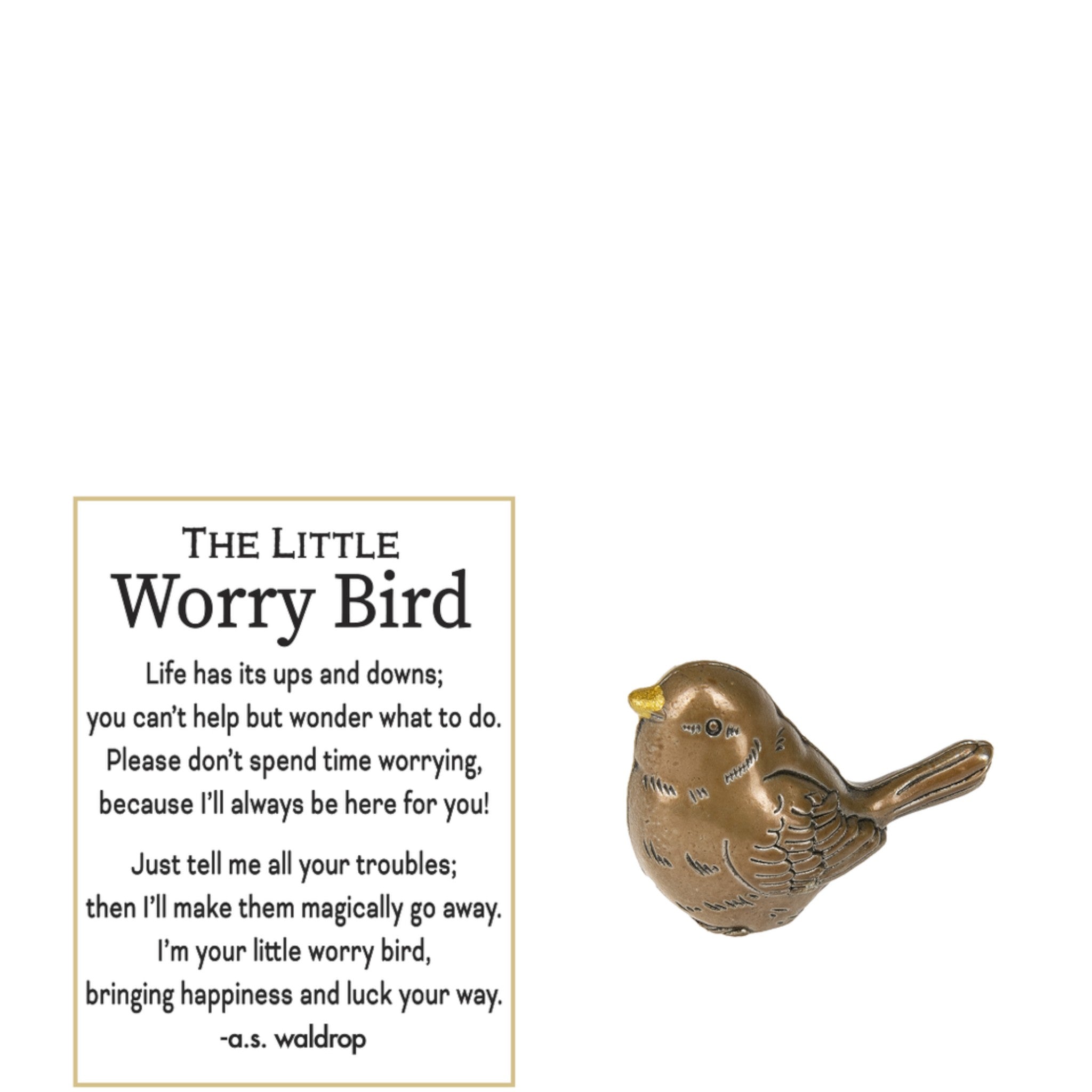 The Little Worry Bird Charm