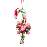 Candycane Treats Hanging Ornament - Multicolor Candy Cane