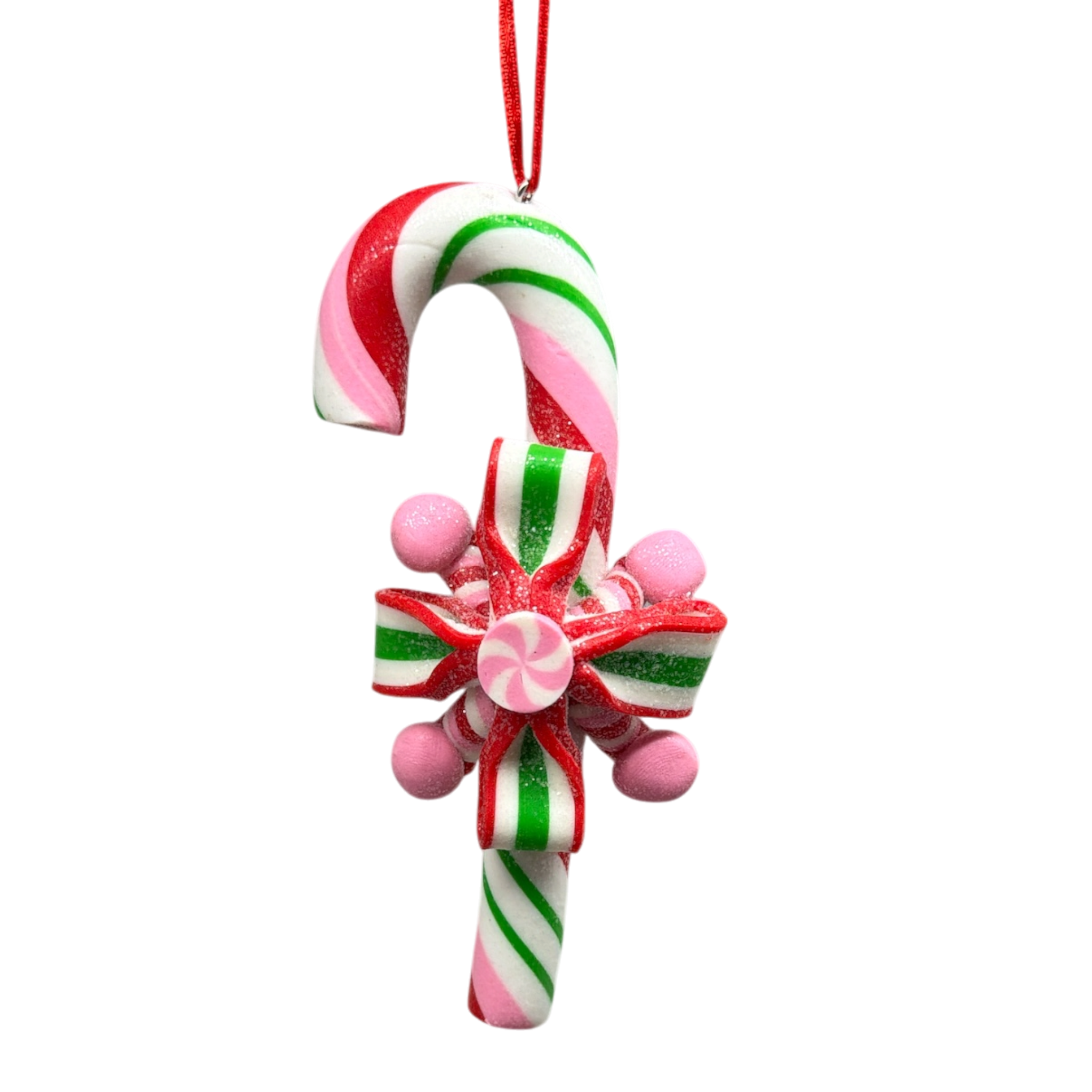 Candycane Treats Hanging Ornament - Multicolor Candy Cane
