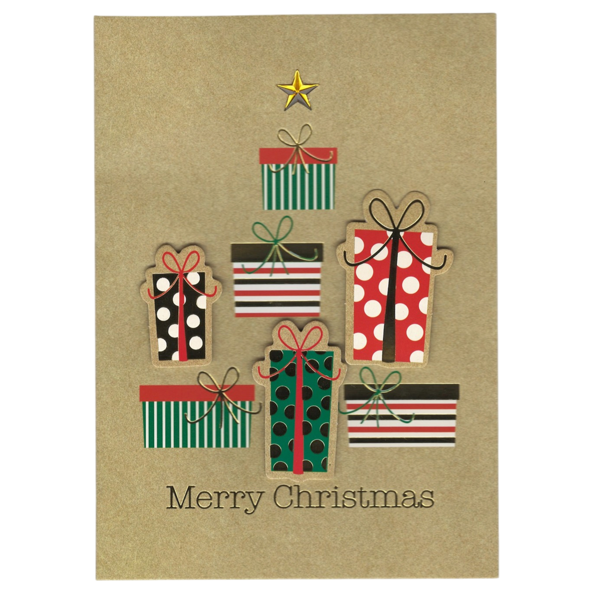 Present Tree Christmas Card
