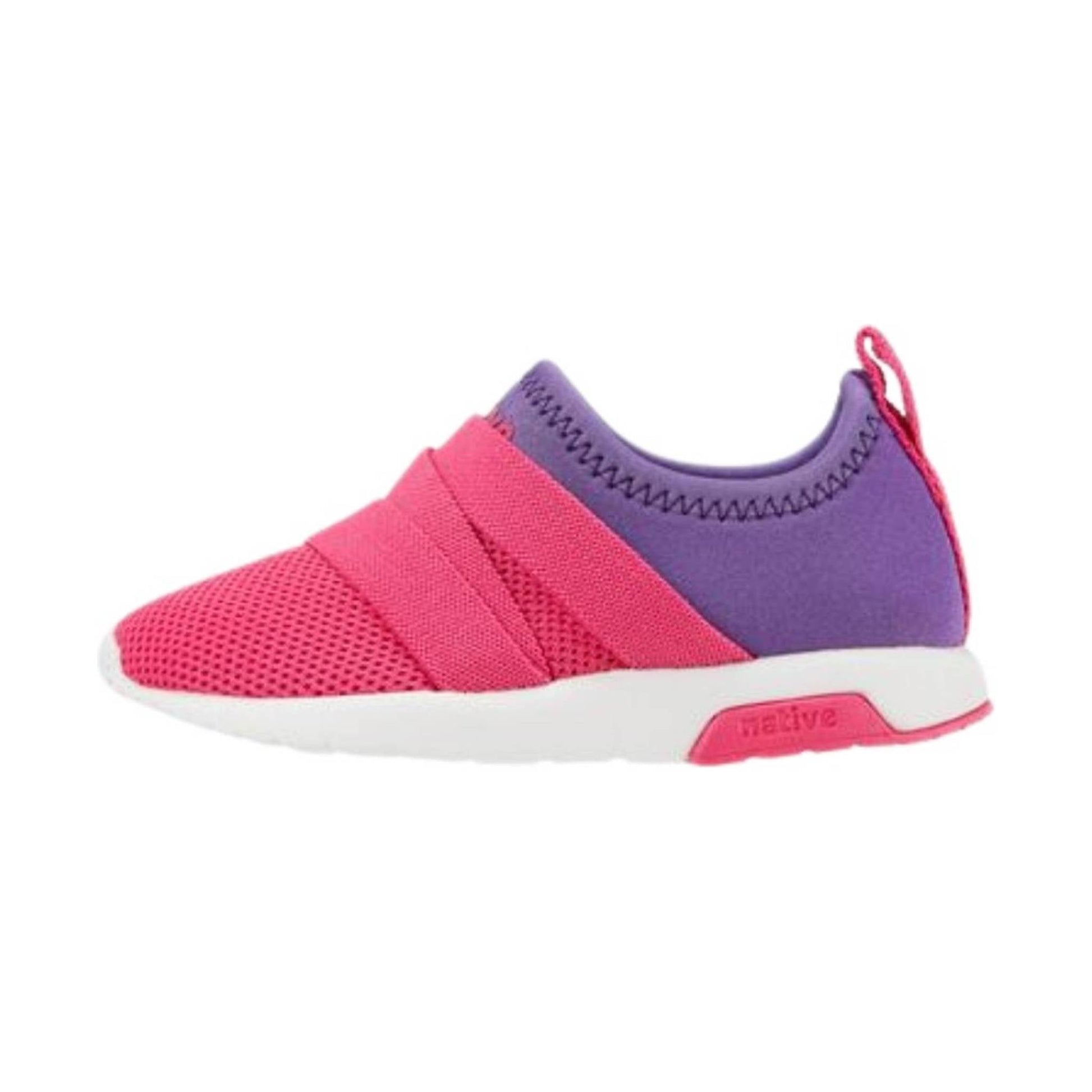 Native Kids' Toddler Phoenix - Starfish Purple/Hollywood Pink/ Shell White by Lenny's Shoe & Apparel