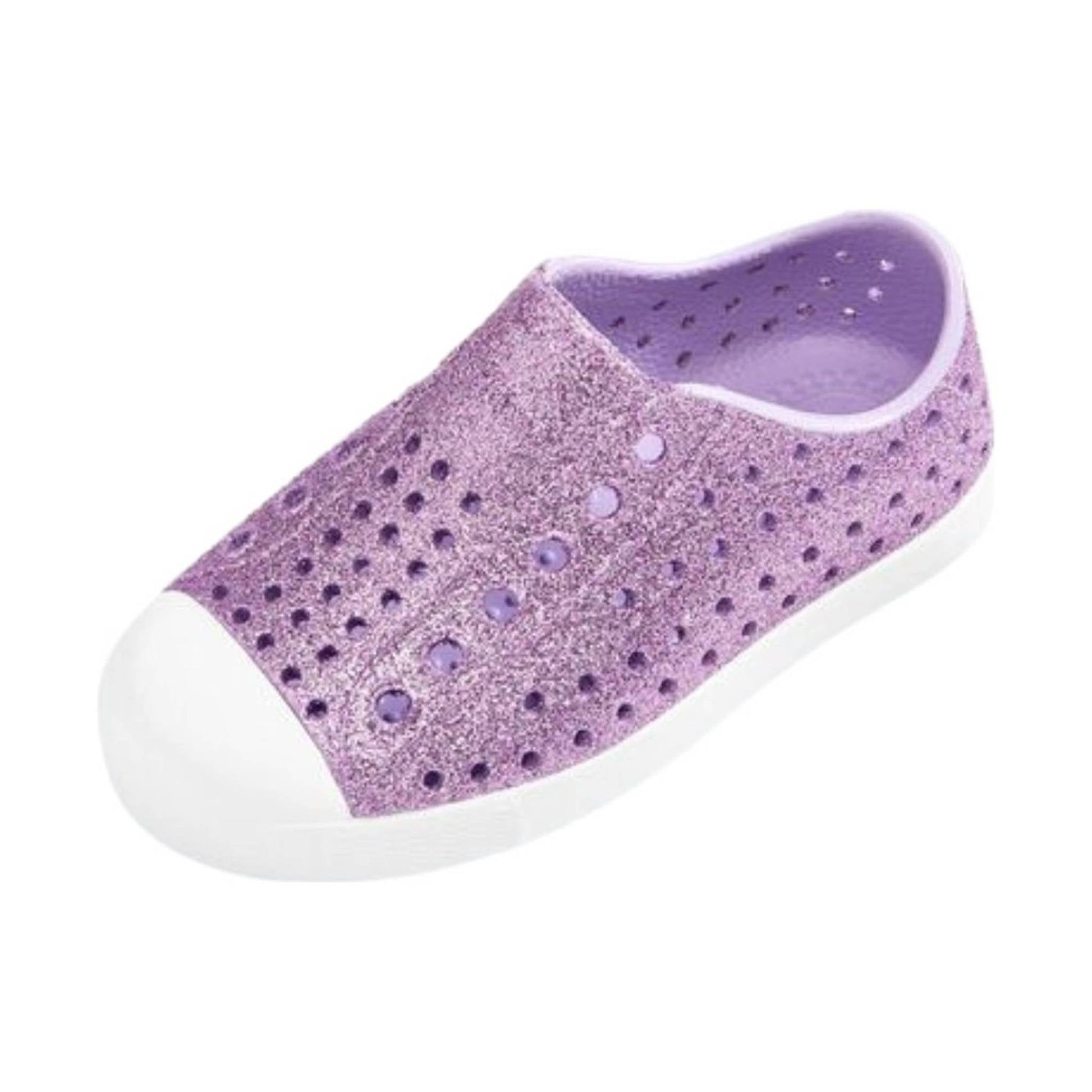 Native Kids' Youth Jefferson Bling - Powder Bling/Shell White by Lenny's Shoe & Apparel