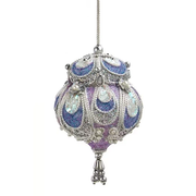 Lavender Paisley Ornament - Finial