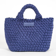 Navy Woven Mini Tote by elliparr