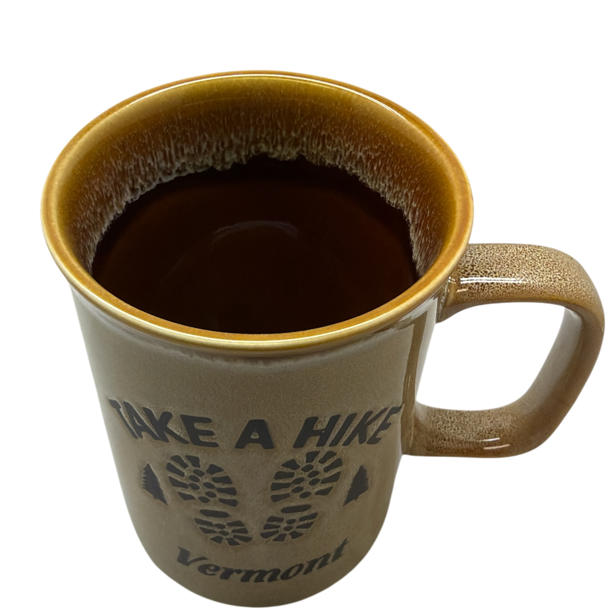 Take a Hike - Vermont - Drip Glaze Mug - Earth
