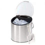 Ice Bucket - Metal & Acrylic Double-Wall With Ice Scoop by Homeportonline