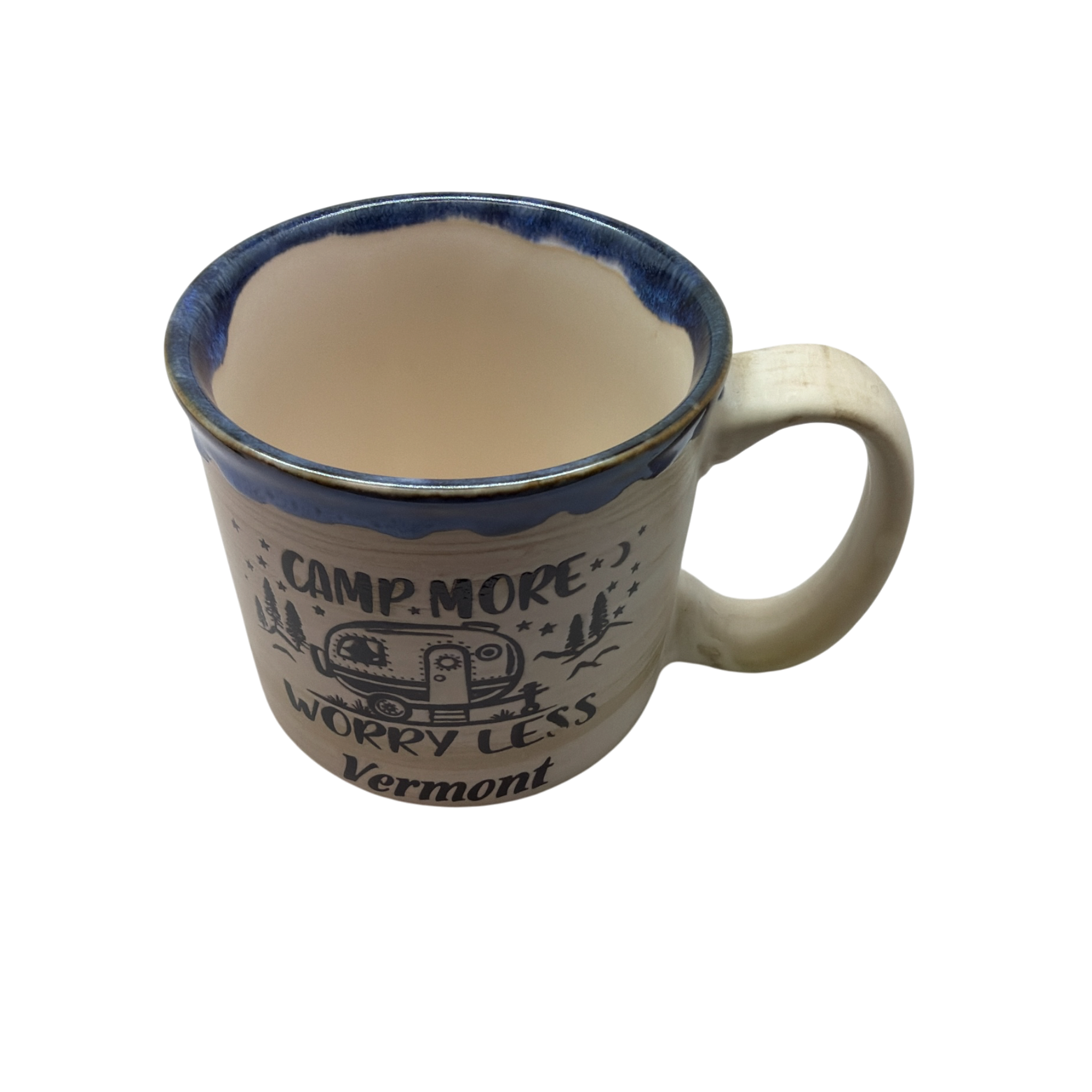 Camp More Embossed Camp Mug - Blue