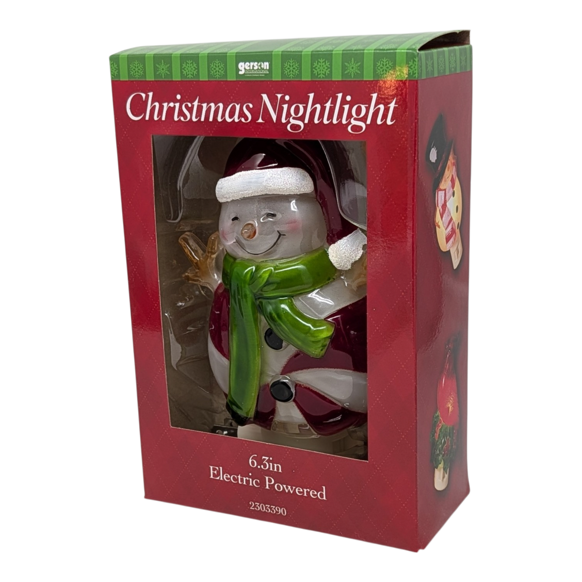 Acrylic Nightlight - Starlight Mint Snowman