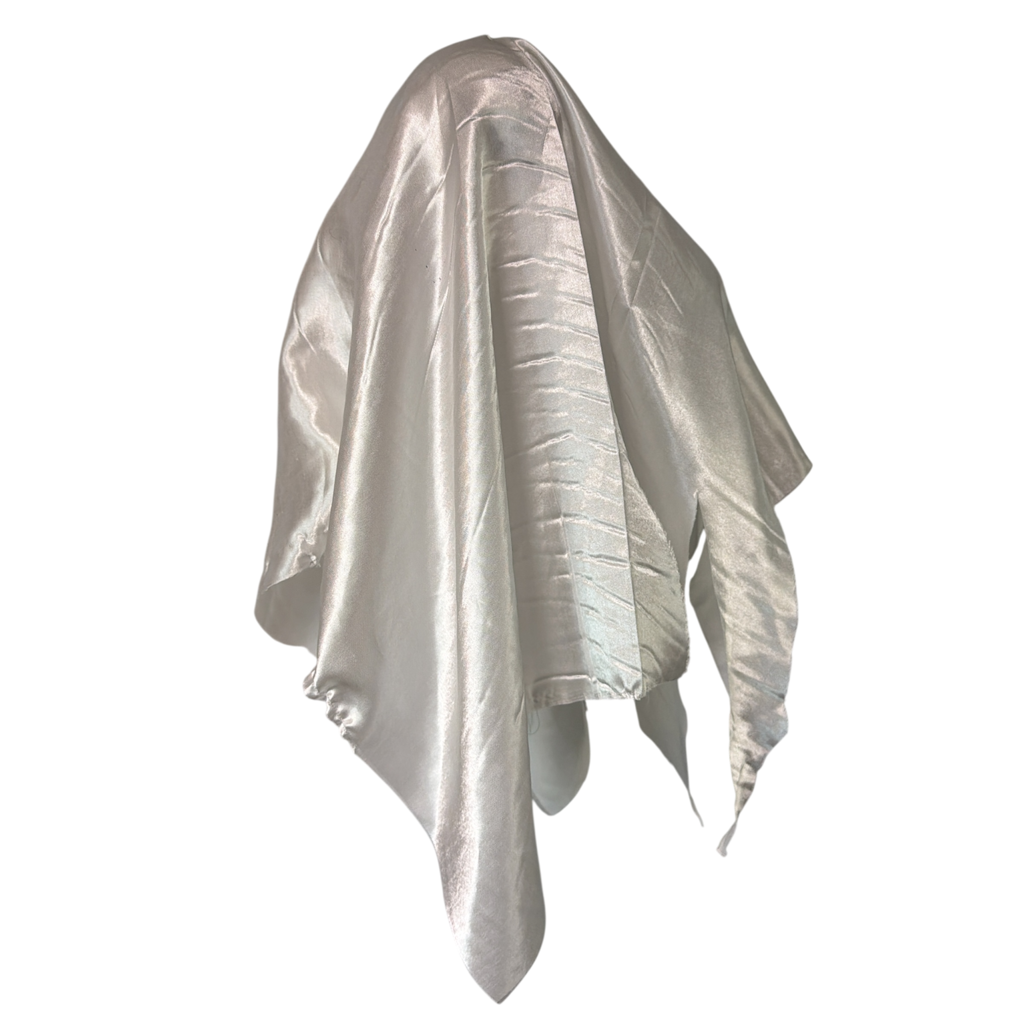 18 Inch Tall Hanging Ghost - Ball Shaped Head