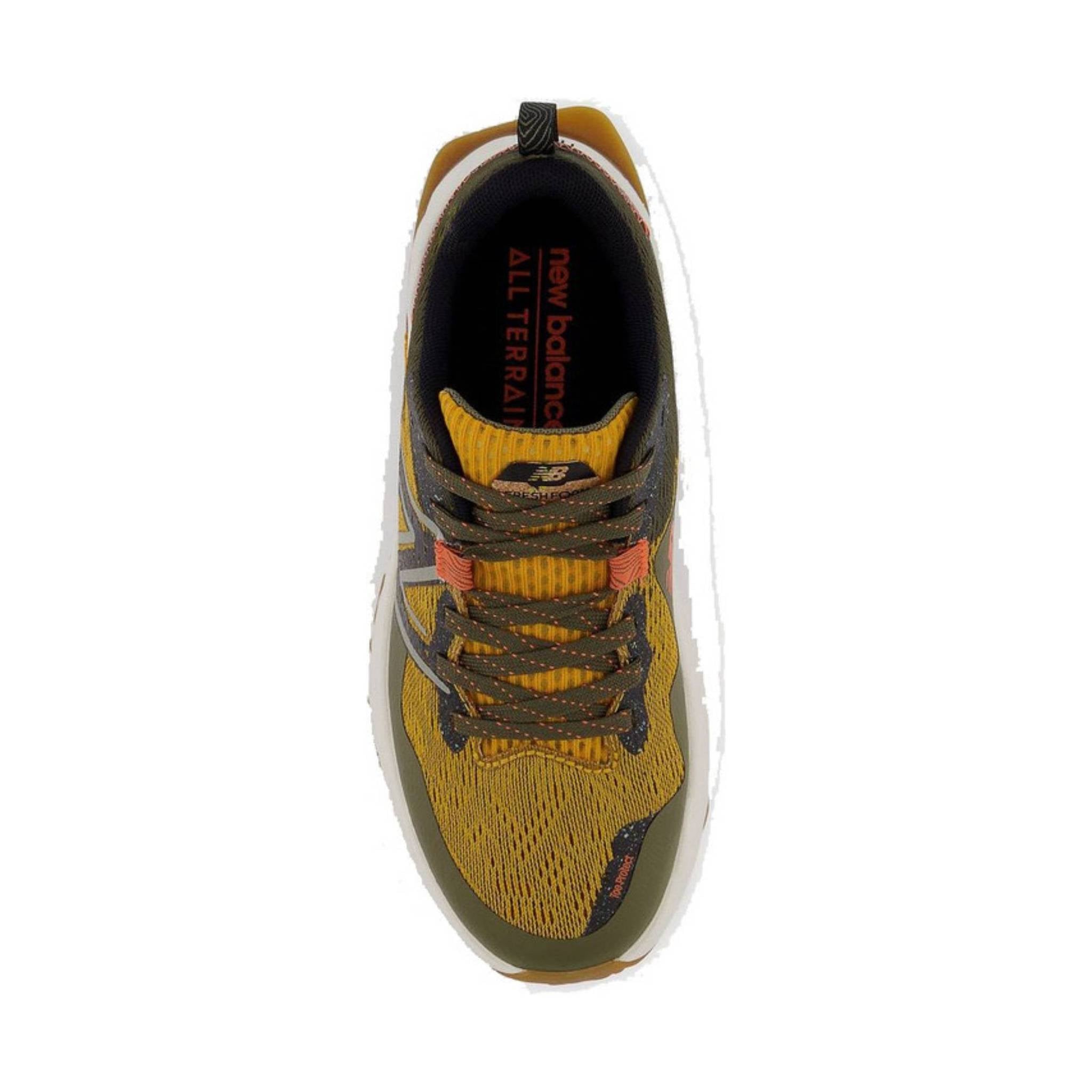 New Balance Big Kids' Fresh Foam Hierro v7 Shoe - Golden Hour/Black/Dark Camo by Lenny's Shoe & Apparel