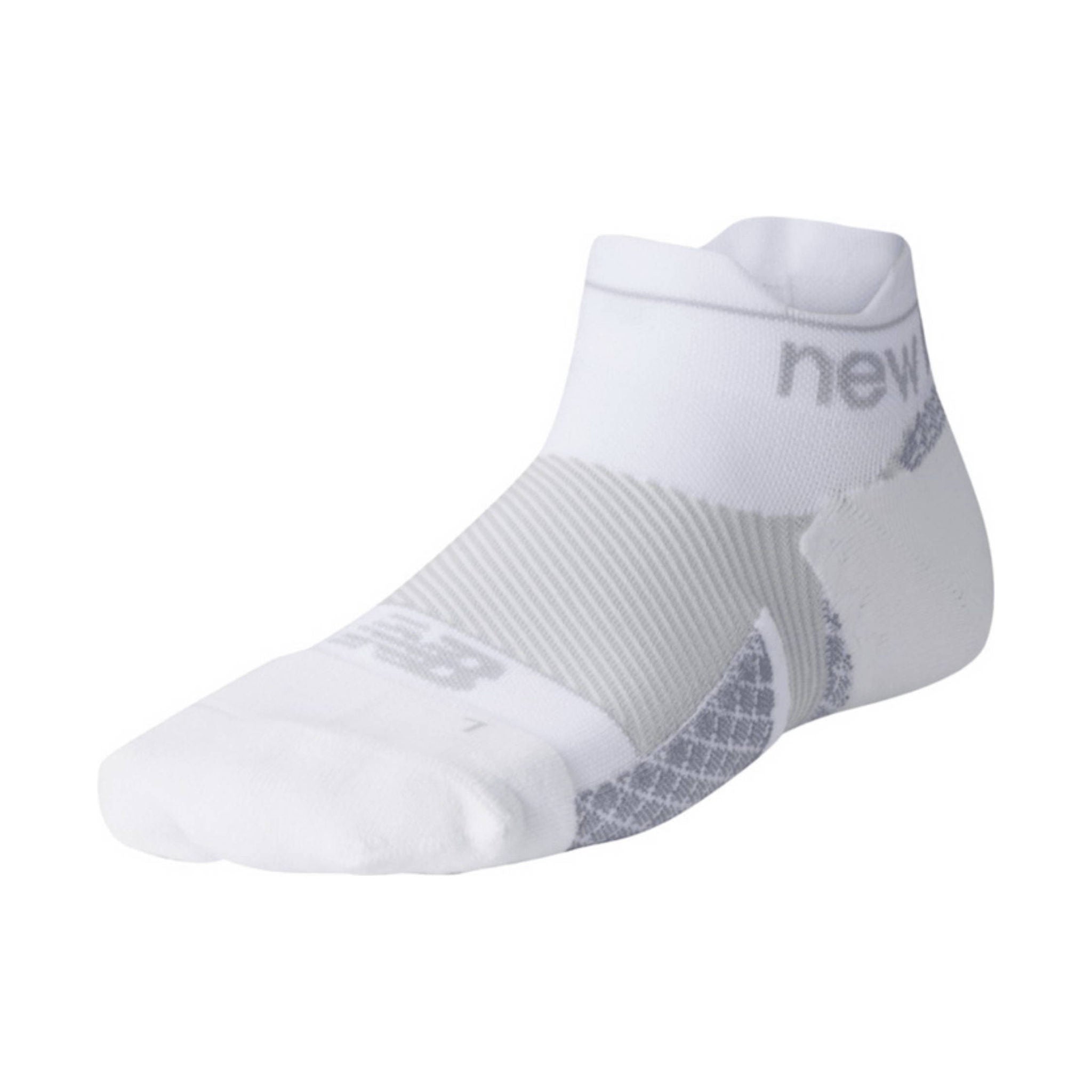 New Balance Compression No Show Socks - White by Lenny's Shoe & Apparel