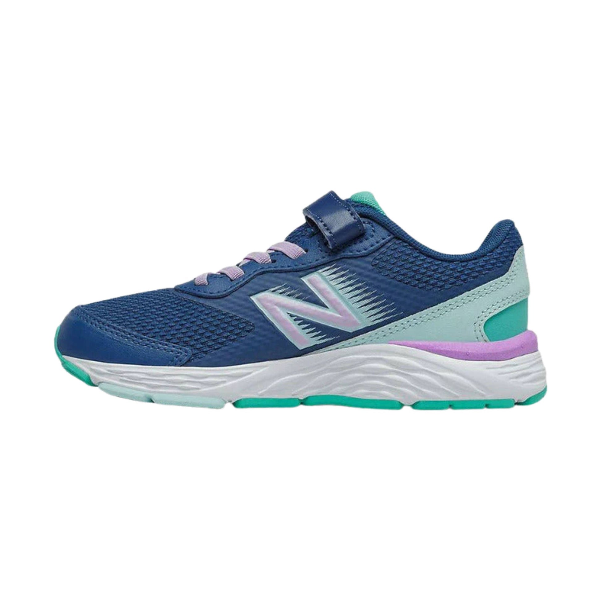 New Balance Kids' 680 V6 Bungee Running Shoes - Captain Blue by Lenny's Shoe & Apparel