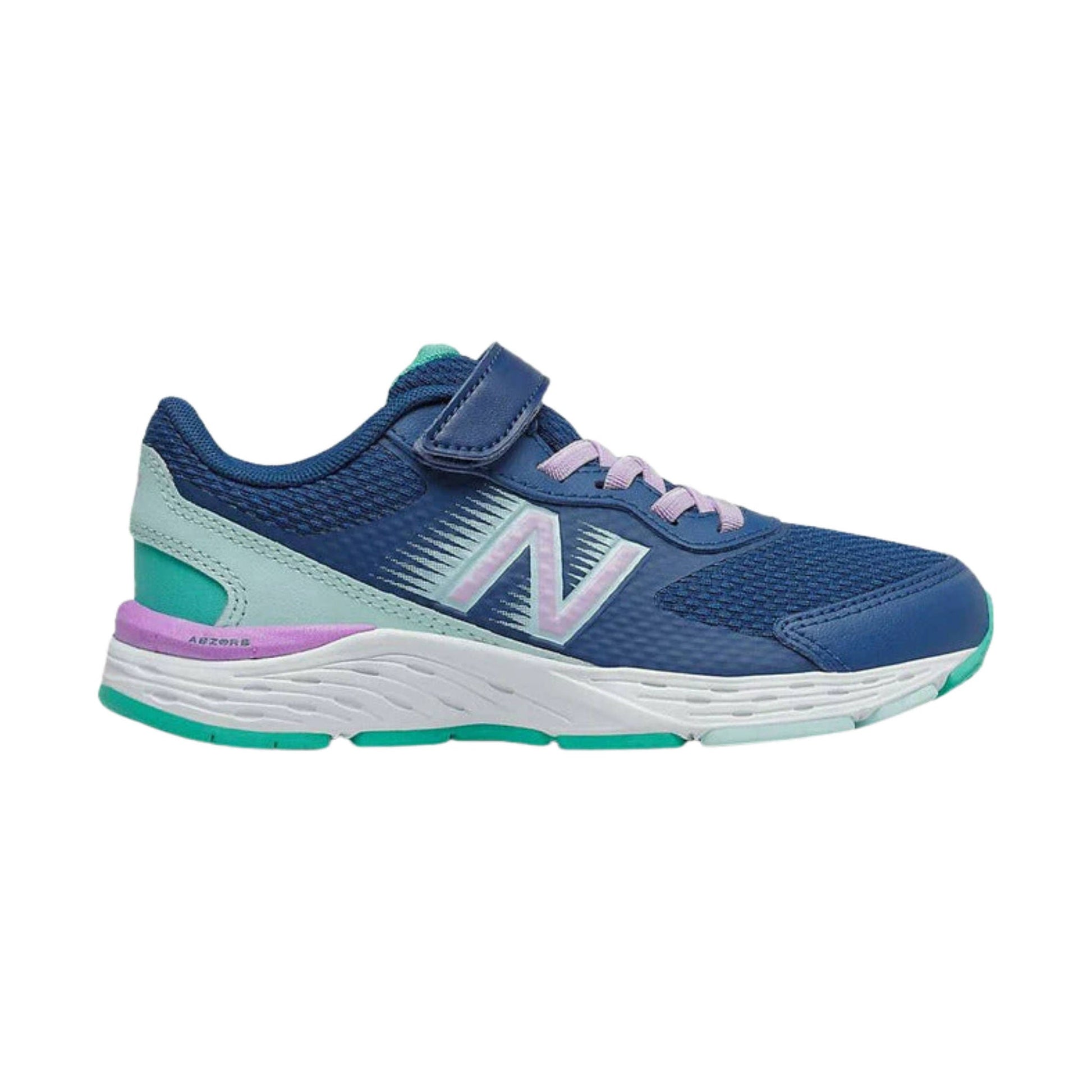 New Balance Kids' 680 V6 Bungee Running Shoes - Captain Blue by Lenny's Shoe & Apparel
