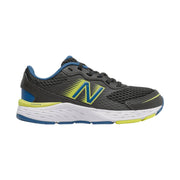 New Balance Kids' 680v6 - Black/Blue/Yellow by Lenny's Shoe & Apparel