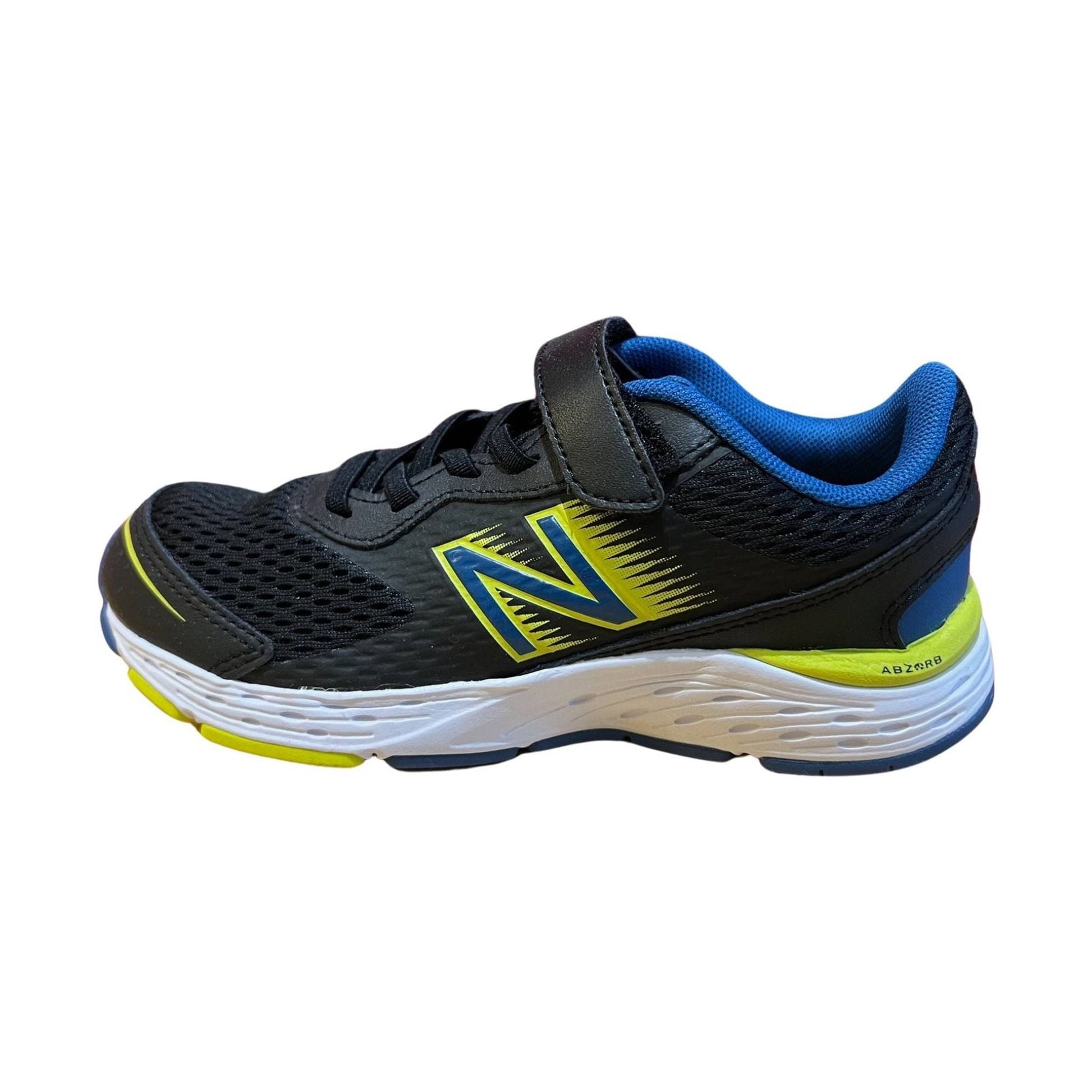 New Balance Kids' 680v6 - Black/Green/Blue by Lenny's Shoe & Apparel