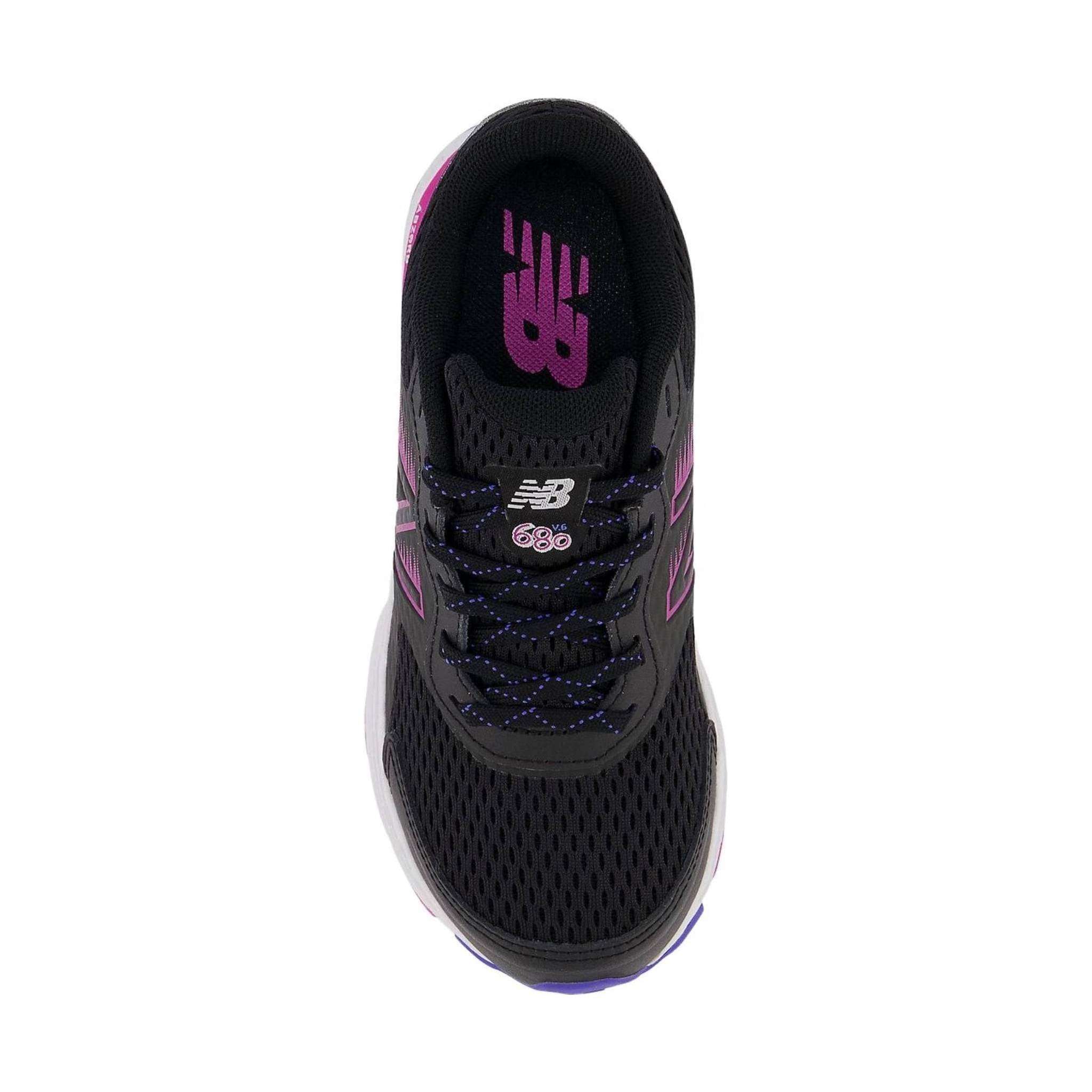 New Balance Kids' 680v6 - Black/Magenta by Lenny's Shoe & Apparel